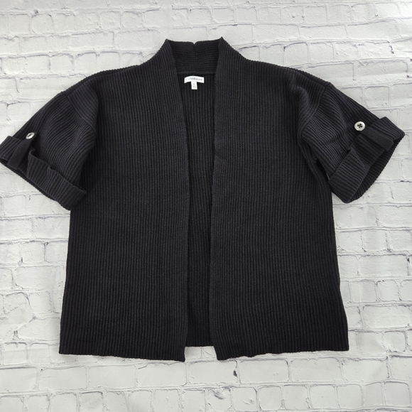 Croft&Barrow Short Sleeve Open Cardigan Size XL - Picture 1 of 8